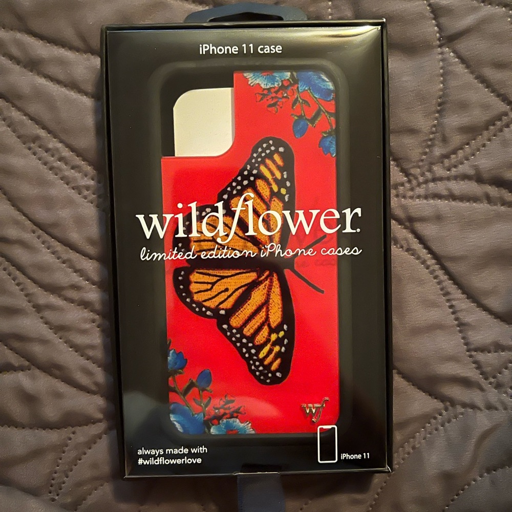 Butterfly Wildflower Case
